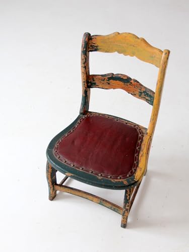 Lschool Antique Small Painted Side Chair