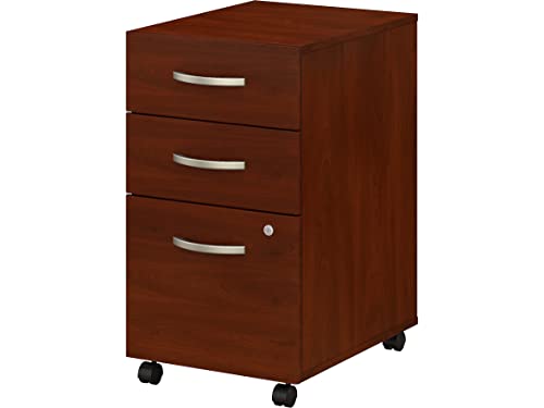Nature's Logic Studio C 3-Drawer Mobile File Cabinet, Hansen Cherry, 20.16-Inch