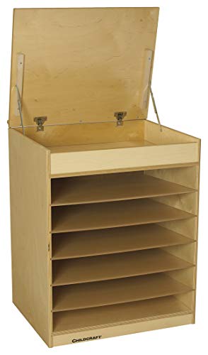 Childcraft Magnetic Dry-Erase Mobile Horizontal Language Center, 23-3/4 x 19-1/2 x 29-3/4 Inches