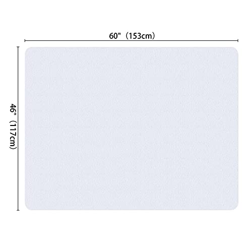 Institu PVC Floor Mat Wood Office Desk Chair 60"x46" 8 Pack