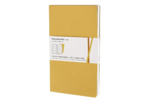 Moleskine Volant Notebook (Set of 2), Large, Ruled, Orange Yellow, Cadmium Orange, Soft Cover (5 x 8.25)