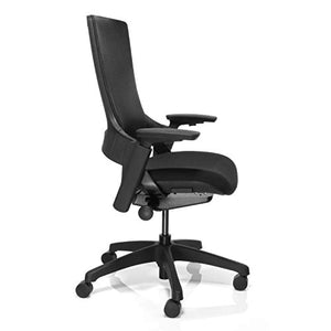 Lorell 59529 Serenity Chair, 40.5" x 25.3" x 23.3", Black