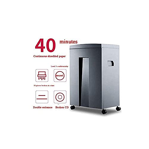 OPiCa Heavy Duty Cross-Cut Shredder - 10-Sheet Capacity