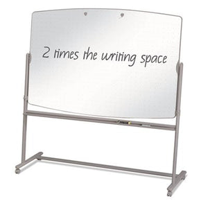 Total Erase Reversible Mobile Easel, 72 x 48, White Surface, Neutral Frame, Sold as 1 Each