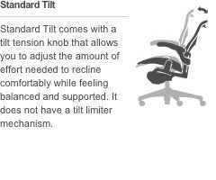 Herman Miller Classic Aeron Task Chair: Standard Tilt - Armless - Standard Carpet Casters