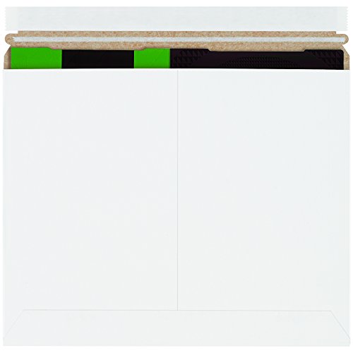 Aviditi Chipboard Utility Flat Mailer, 9-3/4" X 12-1/4", 0.018" Thick, White, Case of 200 (RMU129W)