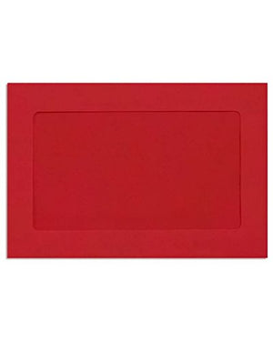 6 x 9 Full Face Window Envelopes - Ruby Red (1000 Qty) | Perfect for mailing Documents, Catalogs, Direct Mail, Promotional Material, Brochures and More| FFW-69-18-1M