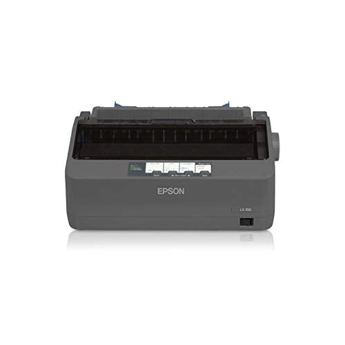 Epson C11CC24001 LX-350 Dot Matrix Printer - 9 pin - Up to 347 char/sec - Parallel/Serial/USB - (Renewed)