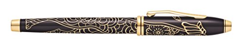 Cross 2018 Cross Townsend Zodiac Year of the Dog Fountain Pen with 23KT Gold-Plated Appointments and Solid 18KT Gold Medium Nib