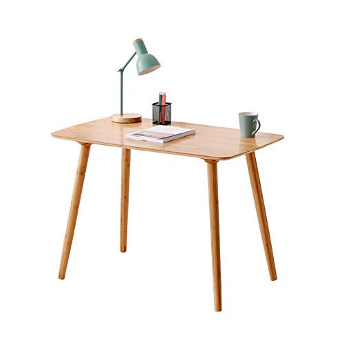 Computer Desk, Simple and Modern Bamboo Home Office Desk, Gaming Desk Workstation for Office/Study/Bedroom, Easy to Assemble, Length: 31.5"/39.4" (Size : 80×60×76cm)