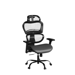 Oline ErgoPro Ergonomic Office Chair with 4D Armrest, 3D Lumbar Support, Blade Wheels - Black