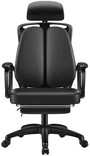 KouRy High Back Adjustable Ergonomic Office Chair with Armrests and Lumbar Support
