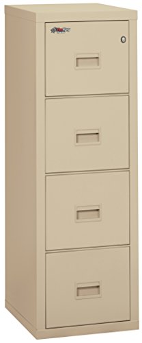 FireKing Fireproof File Cabinet, 52.75" H x 17.75" W x 22.13" D, Parchment