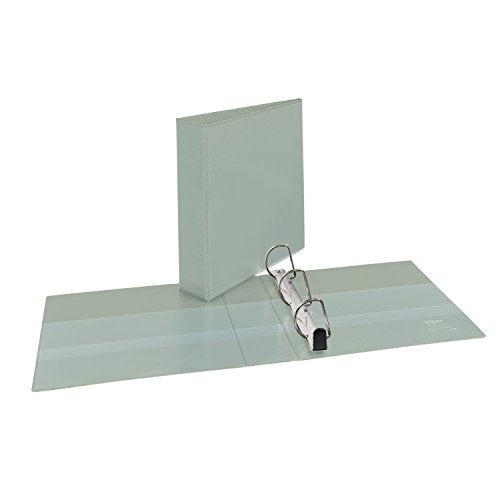 Avery Heavy-Duty Nonstick View Binder, 2" One Touch Slant Rings, 500-Sheet Capacity, DuraHinge, Shadow Gray (05503)