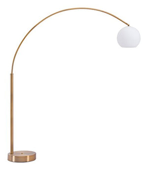 Zuo 56071 Griffith Floor Lamp, Brushed Brass