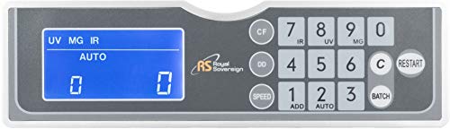 Royal Sovereign High Variable Speed Money Counting Machine, with UV, MG, IR Counterfeit Bill Detector & Front Loader (RBC-5000)