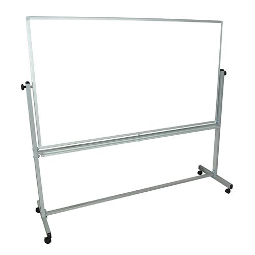 Luxor Mobile Dry Erase Double Sided Magnetic Whiteboard - 72" W x 40" H