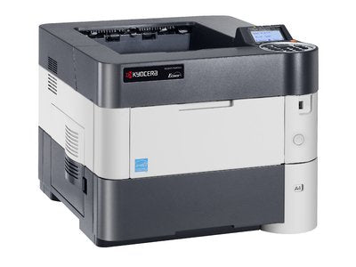 Kyocera 1102T82US0 ECOSYS P3050dn Black and White Laser Printer; 52 PPM; Print Mode; Resolution 600 x 600 DPI, Up to Fine 1200 DPI; First Print 6.2 Seconds