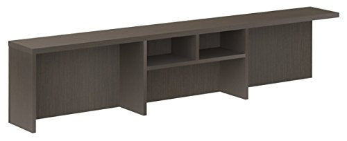OfisLite 2066 Reception Center Desk Complete Group Including Mobile Filing Cart, Espresso, 5 Piece