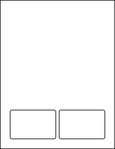 DocuCopy DocuPerf 8262 Printable ID/Membership Cards 2 Card Punch Out Style 1 Case/1000 Sheets