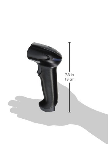 Honeywell 1900GHD-2USB High Density Imager, Xenon 1900 USB Kit, PDF417, 2D Symbologies, 4.1" L x 2.8" W x 6.3" H, Black