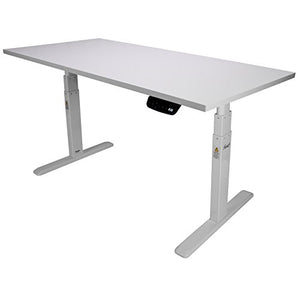 Rosewill Electric Standing Desk Frame & Wood Table Top w/Height Adjustable Sit Stand Modes, Silent Dual Motors, Memory Settings, Sturdy & Supports up to 220 lbs, Easy Assembly - RSD10