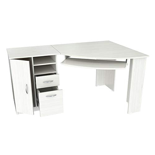 Inval ET-3415 Computer Desks, Laricina White