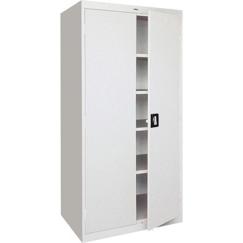 Lorell LLR41306 Fortress Series Storage Cabinets, Light Gray