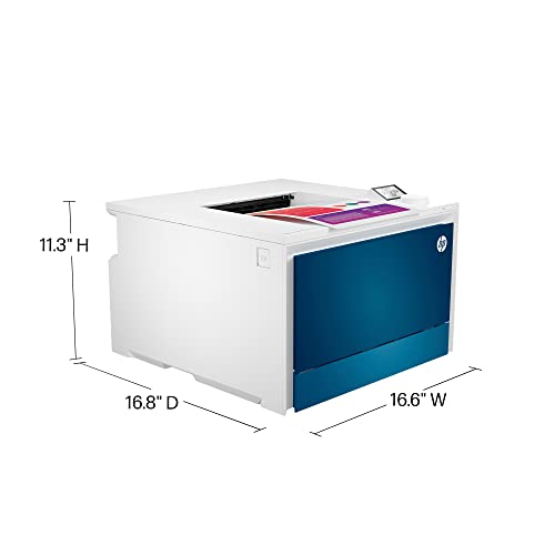 HP Color LaserJet Pro 4201dn Printer - Fast Print Speeds, Easy Setup, Mobile Printing, Advanced Security - White
