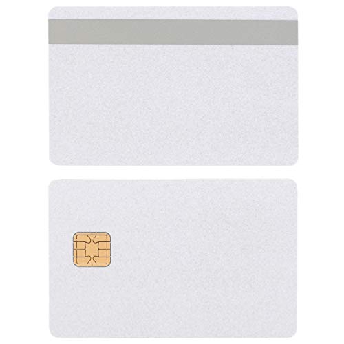 J2A040 Java JCOP Chip Cards Pearl w/HiCo Silver 2 Track Mag Stripe JCOP21-36K - 400 Pack