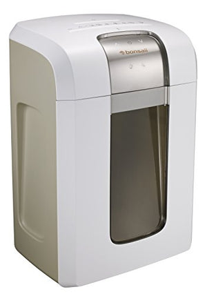 Bonsaii Paper Shredder, 240 Minutes Continuous Shredding, 10-Sheet Micro Cut (25/64 inches) with 7.9 Gallons Wasterbasket, White (4S30)