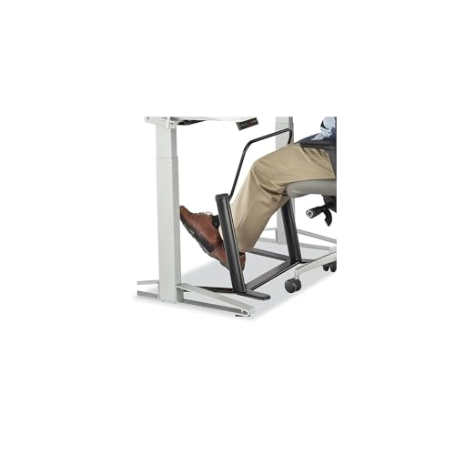 Safco Dynamic Footrest, Black - 29w x 17.75d x 16.5h