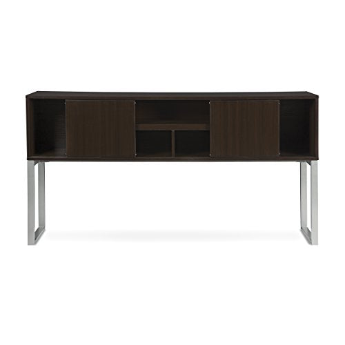 OFM Fulcrum Series 72" Hutch with Doors, Office Cabinet for Storage, Espresso (Cl-H7215-Esp)