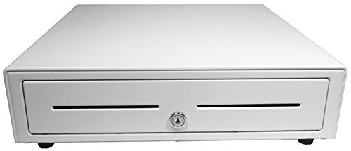 APG VB554A-AW1616 Vasario Series Standard-Duty Cash Drawer with USB PRO Interface, Painted Front, 16.3" x 16.3" x 4.3", White