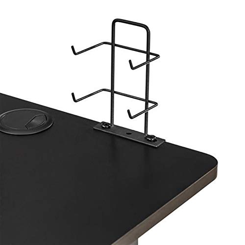 47" Gaming Table E-Sports Computer Desk Home Office Workstation with USB Cup Holder Headphone Hook