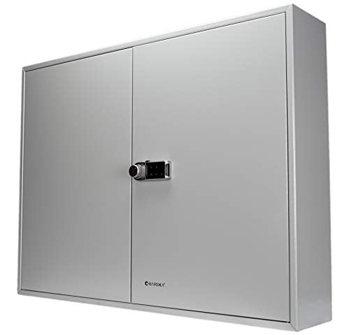 BARSKA CB13604 Keypad 400 Position Adjustable Key Cabinet Lock Box Gray
