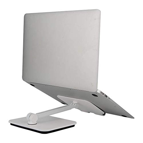 Laptop Stand for Desk, Mobile Phone Stand, Adjustable Multi-Angle Notebook Riser, Foldable Portable Ergonomic Computer Desktop Laptop Holder for Desk, Home Office Furniture Set (White)