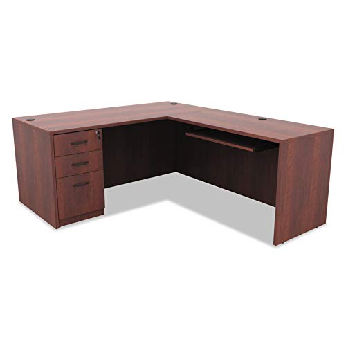 Alera Valencia Series 66 by 30 by 29-1/2-Inch Desk Shell, Medium Cherry