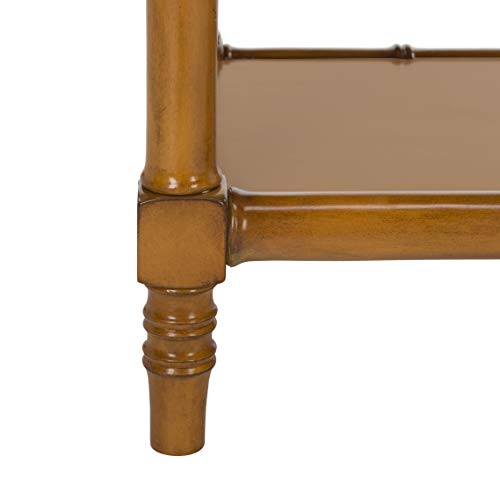Safavieh ETG3500D Home Collection Ebo Modern Coastal 4 Tier Etagere, Brown