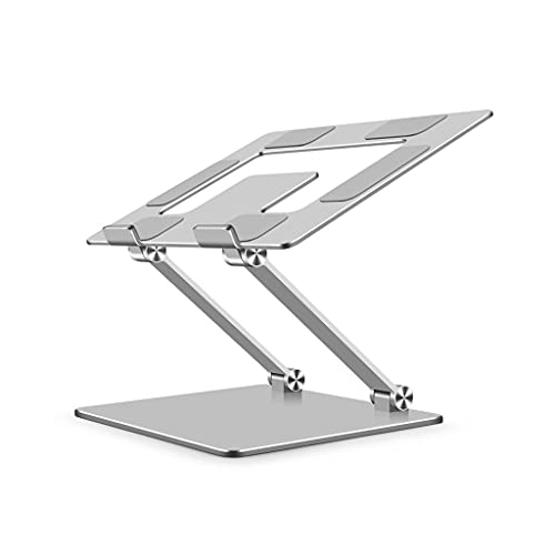 HNTHY Two-axis Tunable Laptop, Aluminum Free Bracket Notebook Holder Desktop Tablet Stand