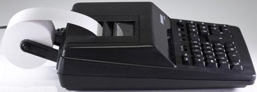MONROE SYSTEMS FOR BUSINESS 6120X Medium-Duty Calculator - 12-Digit Print/Display, Includes Ribbons & Paper, Black
