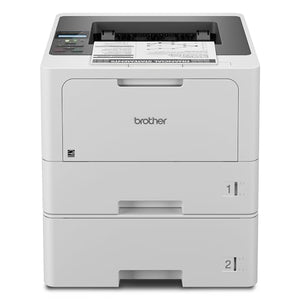 Brother HL-L5210DWT Monochrome Laser Printer with Dual Trays, Wireless Networking, Duplex Printing