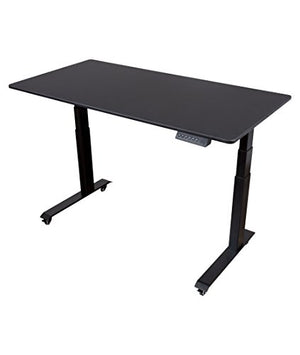 Electric Standing Desks (60 Inches, Black Frame/Black Matte Top)