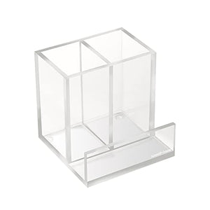 russell + hazel Acrylic Trademark Bundle, Office Organizers and Supplies, with Wide Bloc Tray, Pencil Bloc and More