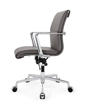 Meelano 347-GRY M347 Home Office Chair, Grey