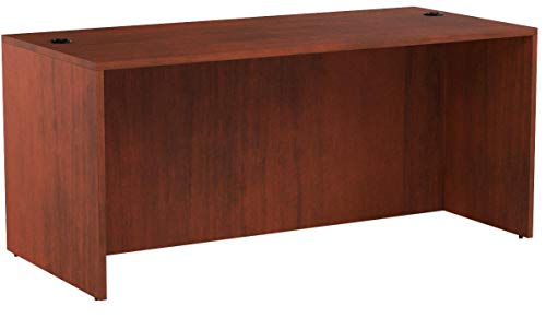 Alera Valencia Series 66 by 30 by 29-1/2-Inch Desk Shell, Medium Cherry