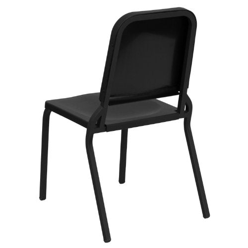 Flash Furniture 5 Pk. HERCULES Series Black High Density Stackable Melody Band/Music Chair