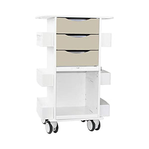 TrippNT Core DX Cart with Almond Beige Drawers and Sliding Door 12.75" x 14.125" x 16.375" (WHD)