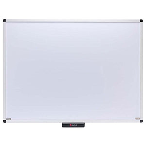 Justick by Smead, Premium Aluminum Frame Electro Dry-Erase Board with clear overlay, 48"W x 36"H, with Electro Surface Technology, White (02572)