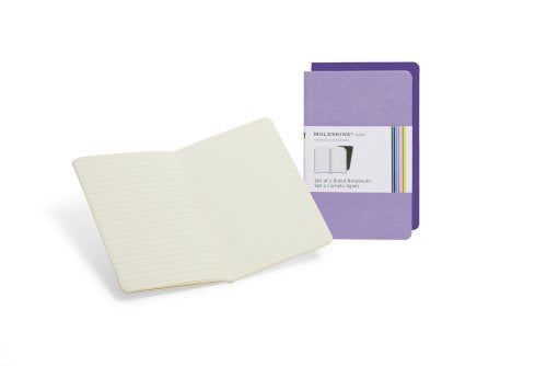 Moleskine Volant Notebook (Set of 2), Extra Small, Ruled, Light Violet, Brilliant Violet, Soft Cover (2.5 x 4)